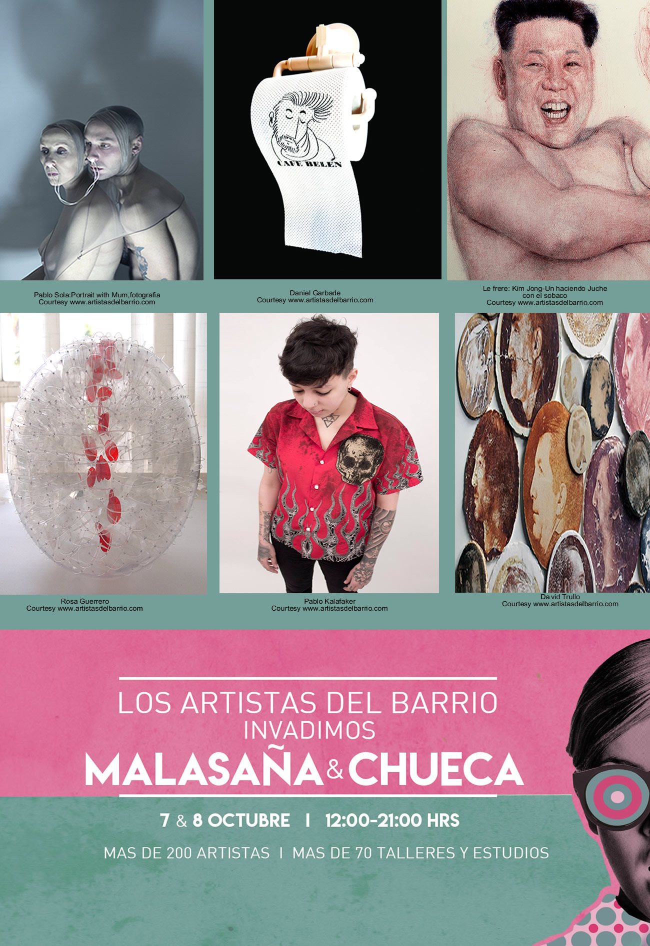 Los artistas del Barrio,Trullo,le frere,garbade,Alvar,Sola,Kaffakar