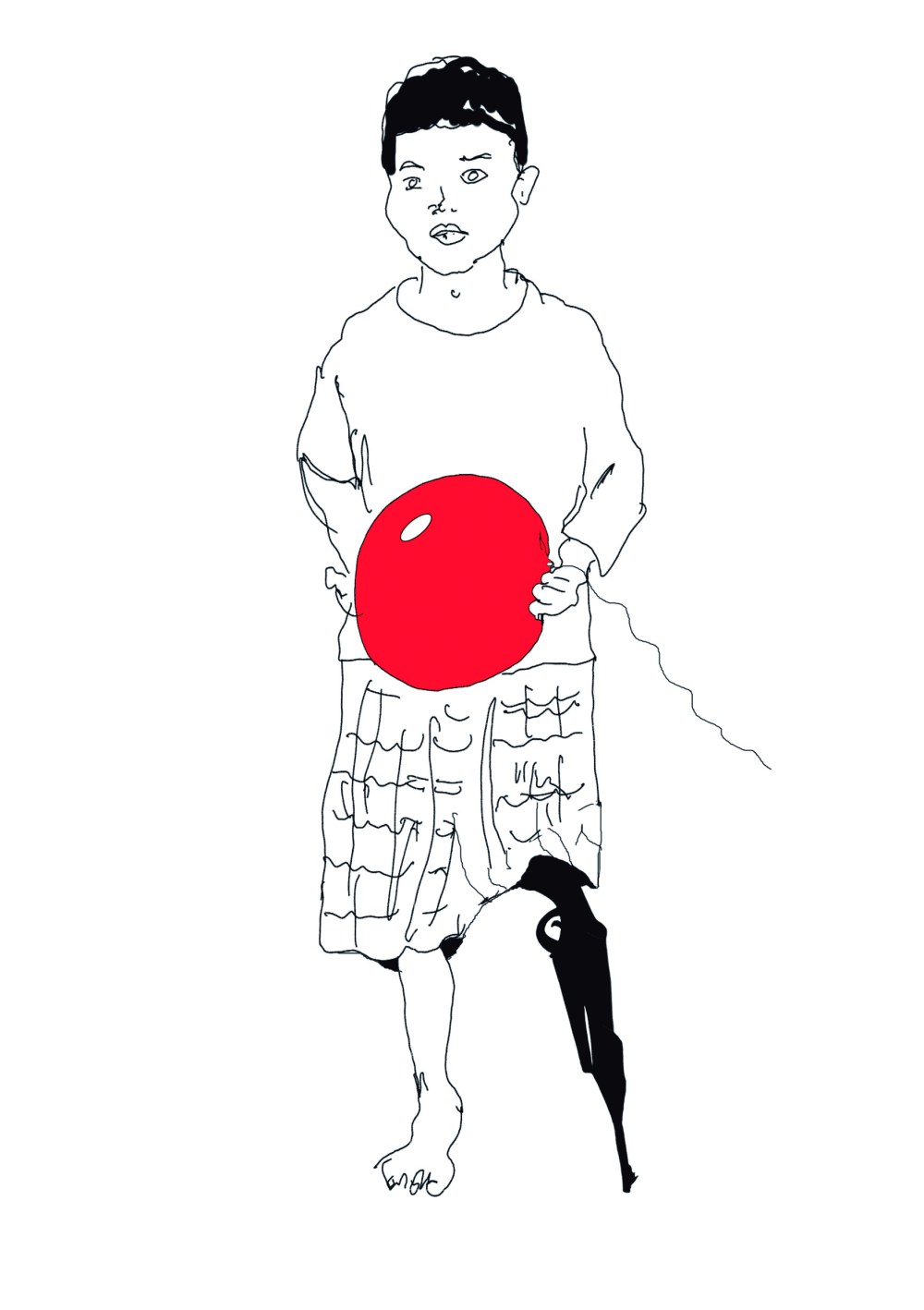 garbade,bronsky,niño,globo,balon,mutilado,guerra,ateneo de madrid