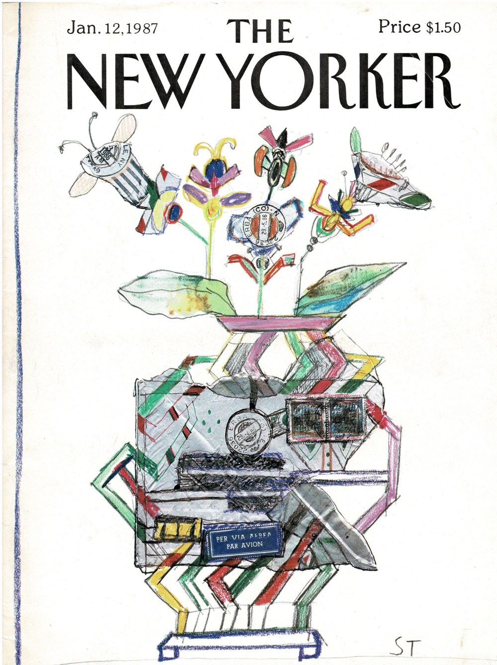 the new yorker,ochenta,saul steinberg, belen artspace,madrid