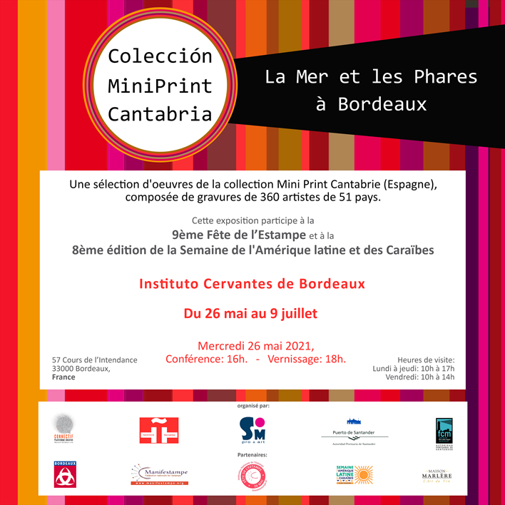 Miravete,Carlos, Javier Vielba ,Seco Carmen Hernández, Carmen Illa,Carmen, Ramos Añón, Cecilia Morales,Cristina ,Peláez Navarrete,Daniel Garbade,Denize Sanches, Eduardo Rivas, Muñoz Elena Sardinero ,instituto, cervantes, burdeos, phares, exposition